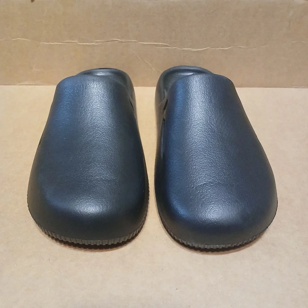 Nike Calm Mule Men's 9 Black Slip On Slides Sandal Shoes No Strap